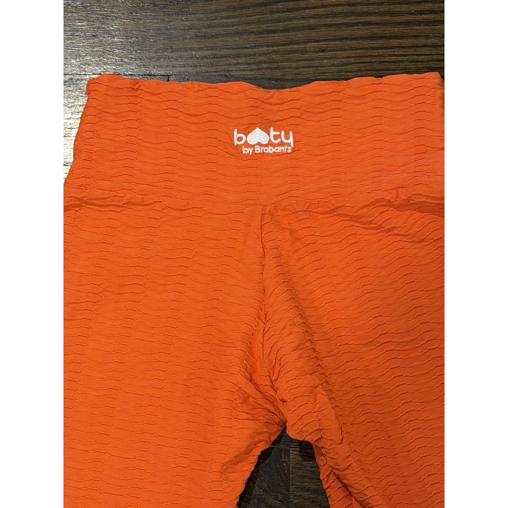 Women's Booty Enhancing Leggings Booty by Brabants Plus Large Orange Texture